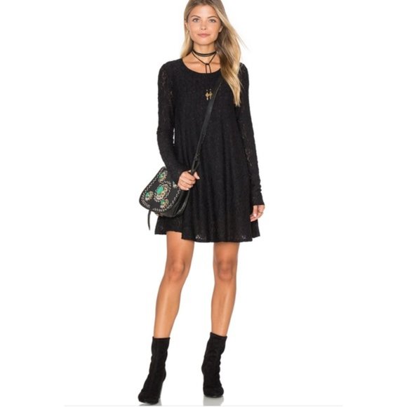 Show Me Your MuMu Dresses & Skirts - Black Lace Tyler Tunic Dress M